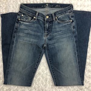 7 For All Mankind Pocket Flare Jeans Size 27